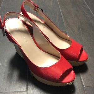 Franco Sarto espadrilles- Coral color